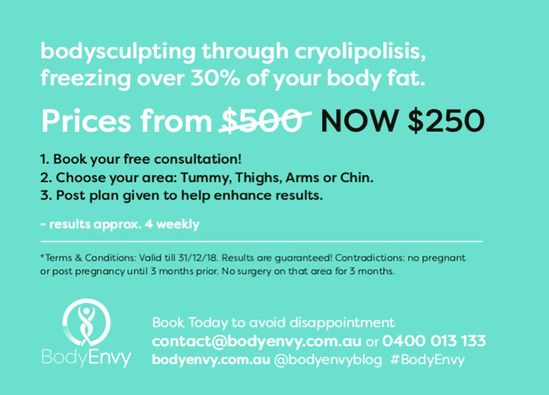 bodysculpting through cryolipolysis process